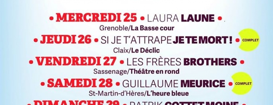Festival "Aux Rires Etc" - Samedi 20 mai