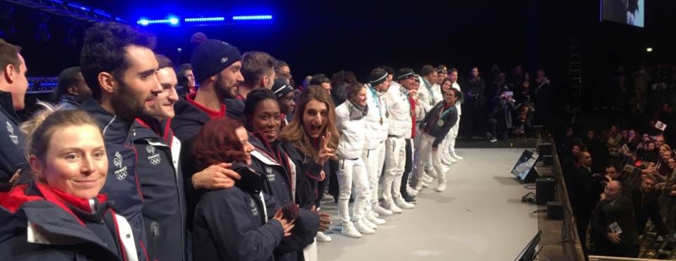 Revivez la célébration des athlètes olympiques 