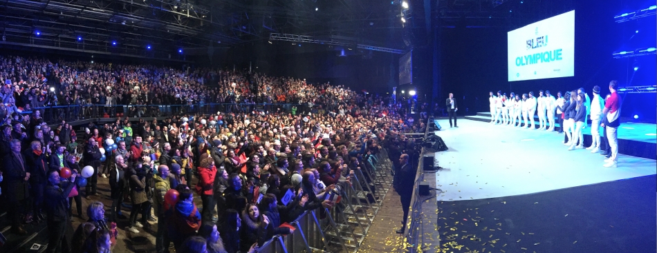 Revivez la célébration des athlètes olympiques 