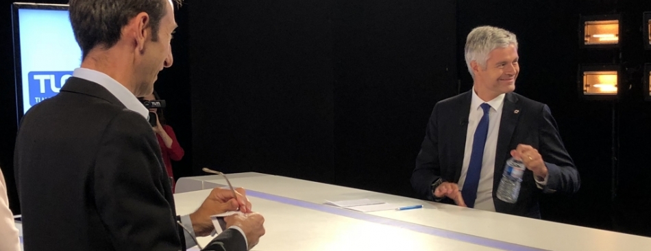 "Bilan de mi-mandat" de Laurent Wauquiez