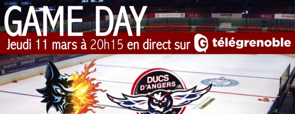 MATCH de HOCKEY en DIRECT ce jeudi 11 mars à 20h15 ! 