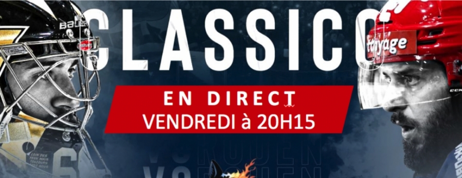 MATCH de HOCKEY en DIRECT vendredi 2 avril à 20h15 ! 