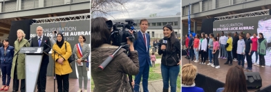 Le collège Lucie Aubrac est officiellement inauguré !!
