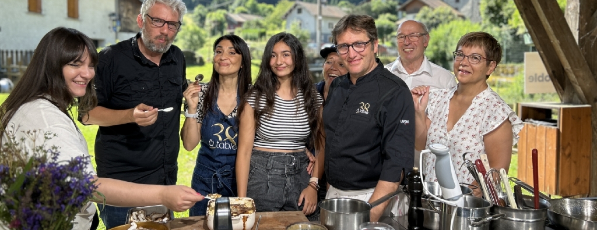 Le Gratin de pommes de terre aux champignons shiitaké dans "38 à Table !"