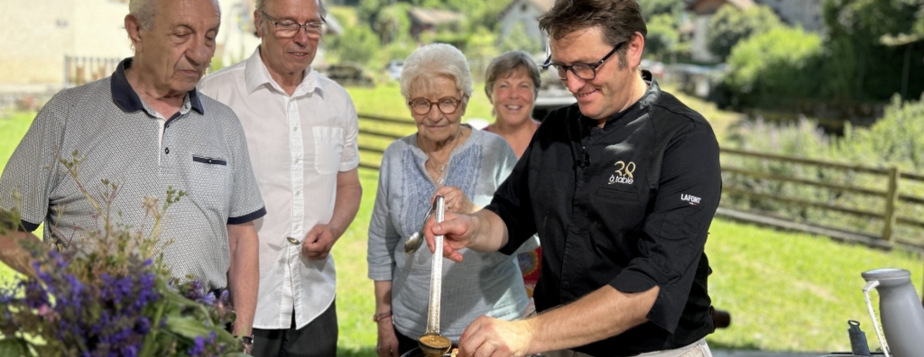 Poulet aux écrevisses dans "38 à Table !"