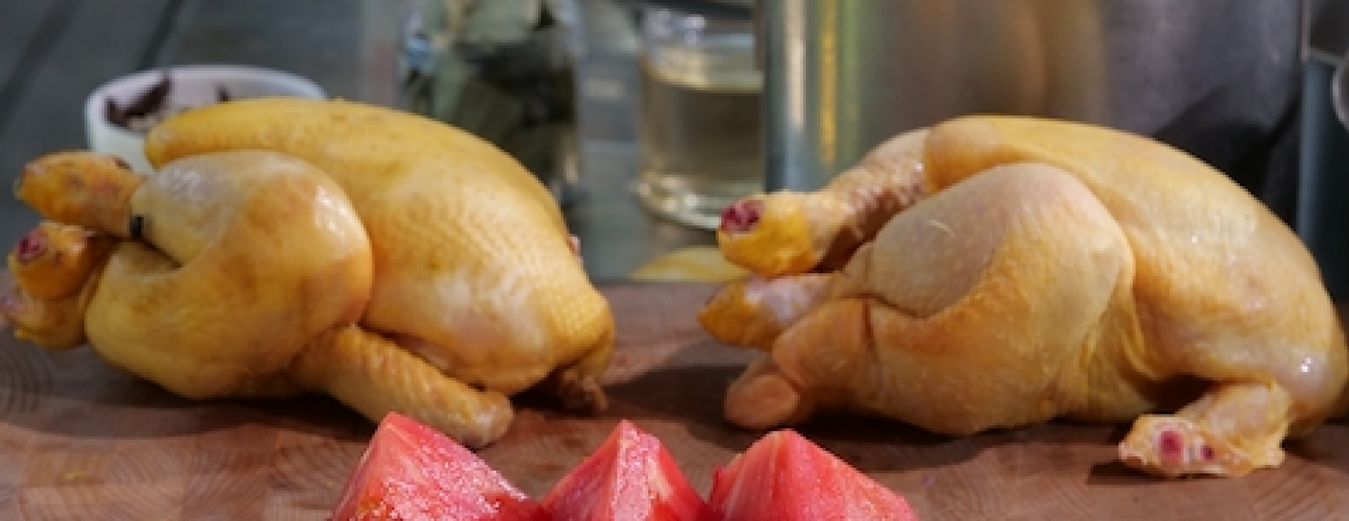 Poulet aux écrevisses dans "38 à Table !"