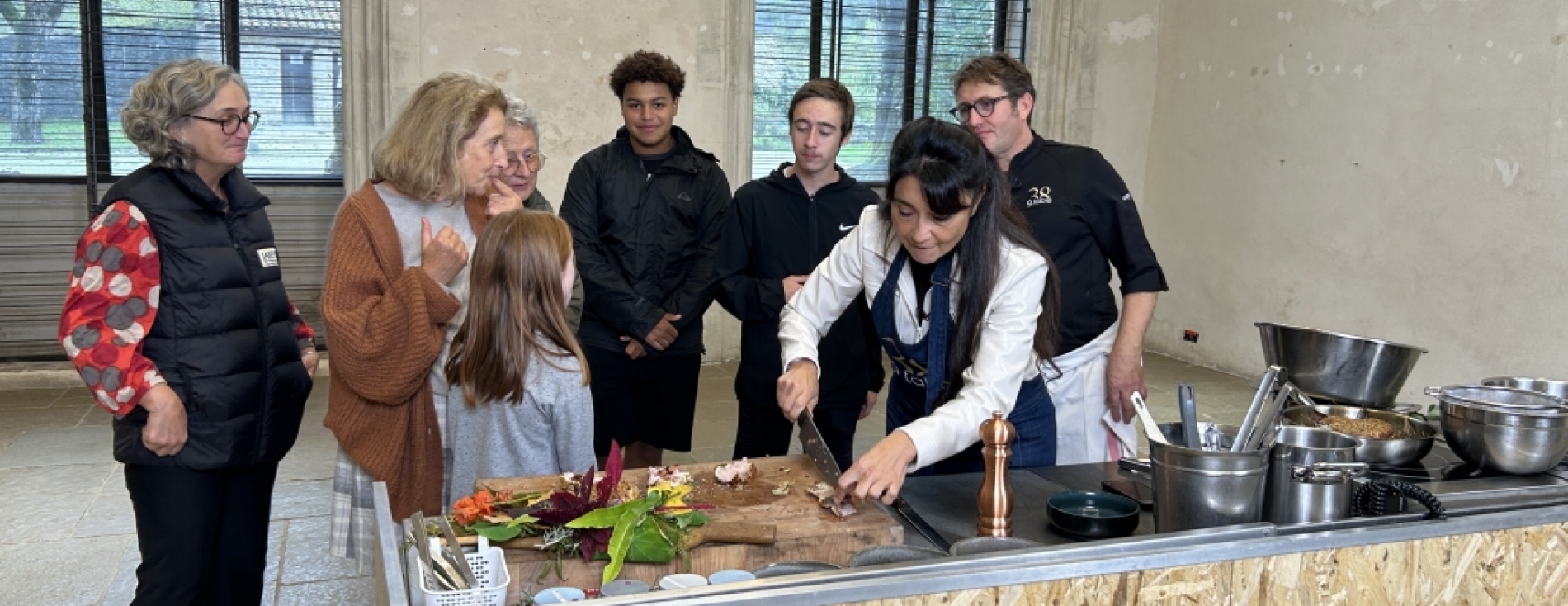 Côte de Veau en crumble de noix dans 38 à Table !