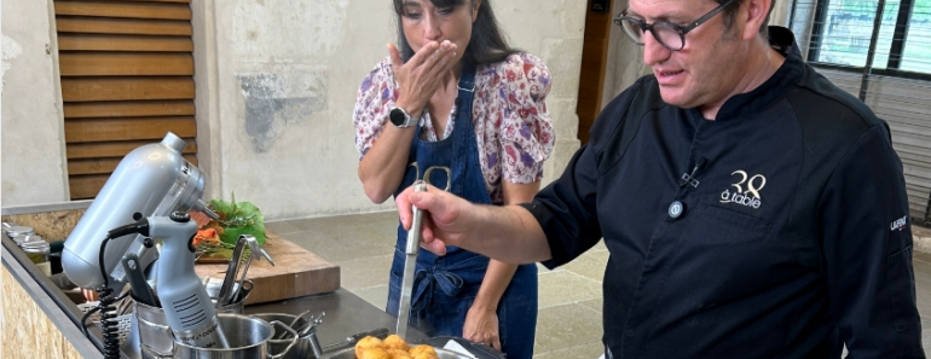 Les fameuses Pommes Dauphine dans "38 à Table" !