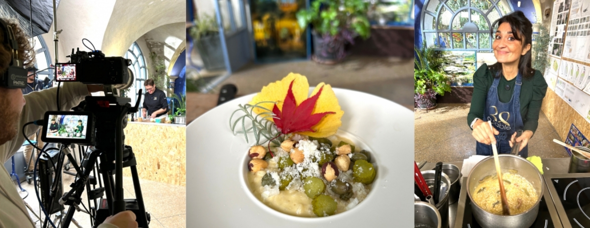 Un risotto au parmesan & condiments dans 38 à Table !